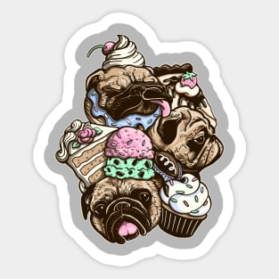 Dogs & Desserts Sticker